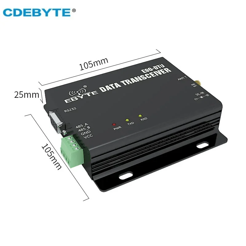 Imagem -02 - Cdebyte Sx1262 Sx1268 Sx1278 Lora 433mhz 37dbm Rs232 Rs485 Rssi E90-dtu400sl37 Plc Lora Spread Spetrum Lora Modem