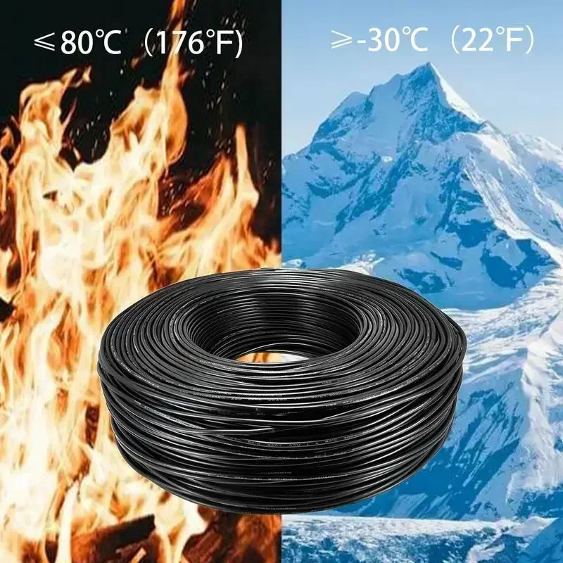 Sheathed Wire Speaker Automotive Cable 2 3 4 5 6 7 8 9 10 Core 28/26/24/22/20/18AWG 12V Electric Wires For Car Battery LED Light