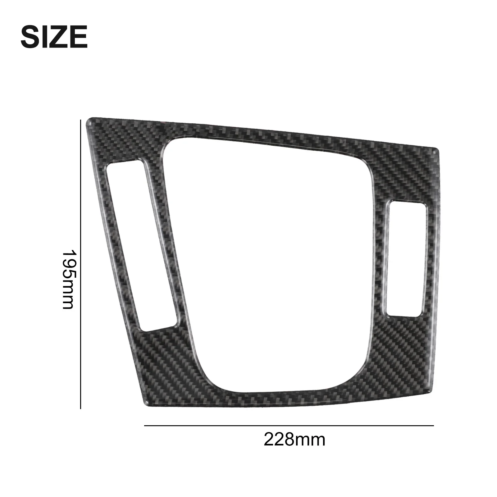 Carbon Fiber Console Gear Shift Panel Cover Trim Compatible With For BMW For M3 For E46 98-05 For Reliable Gear Shift Panel Fit