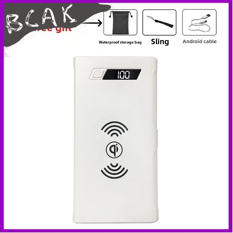 

Mobile New Style Power Supply 10000 MAh Portable New Style Power Bank Wireless Charging BCAK