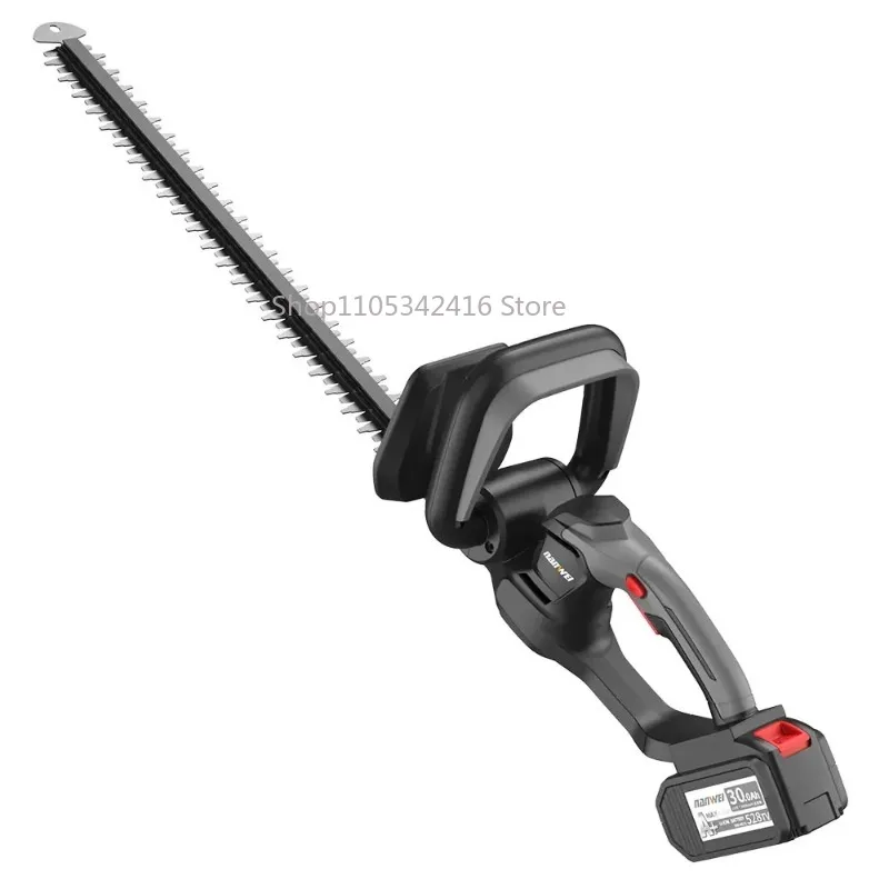 Garden Tools, Long Reach Hedge Trimmer & Brush Cutter, Cordless Rechargeable Grass Shrub Cutting Tool for Yard Trimming