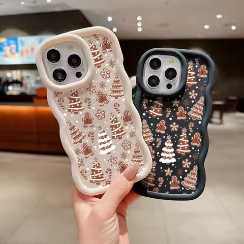 Christmas Tree Pattern Case For Samsung Galaxy A34 A24 A05S A05 A32 A52 A53 S22 Ultra S20 FE A33 A73 A04 A04E A51 A13 A50 A50S