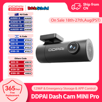 DDPAI Mini Pro Dash Cam 1296P Wifi Car DVR Camera Video Recorder Dashcam Night Vision Dash Camera Recorder 24H Parking Monitor