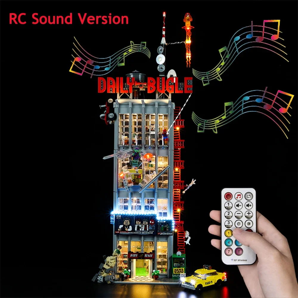 LED Light Kit for Daily Bugle 76178 Building Blocks City Bricks DIY Lamp Toys Gifts Set No Model