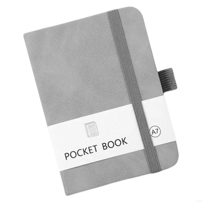 T5EA Hardcover Leder Notebook 200 Seiten breit gefütterte kleine Papier Notebook -Notizbilder