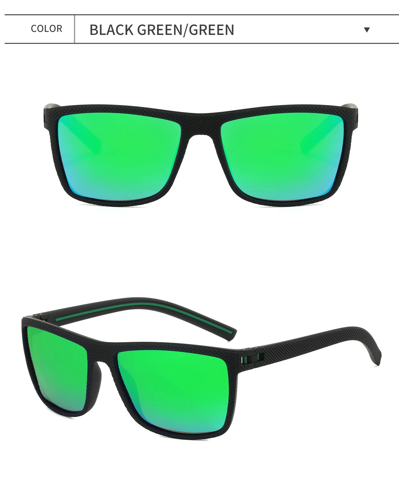 1/2PCS Polarisierte Fahren Sonnenbrille Männer Sonnenbrille Frauen UV400 Platz Retro Sonnenbrillen Outdoor Sport Brillen Angeln Schutzbrillen – Detail 12