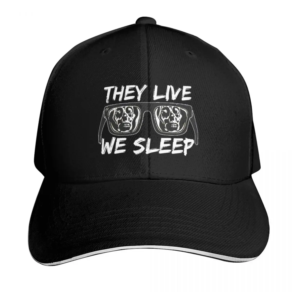 THEY LIVE WE SLEEP 2 Baseball Cap Curved Brim Classic Fit Low Profile Unstructured Unisex for Men Women
