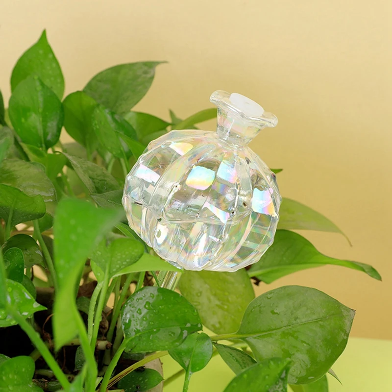 

2pcs Plant Self Watering Globes Automatic Plant Water Feeder Glass Bulbs Flowerpot Drip Irrigation Home Office Supplies