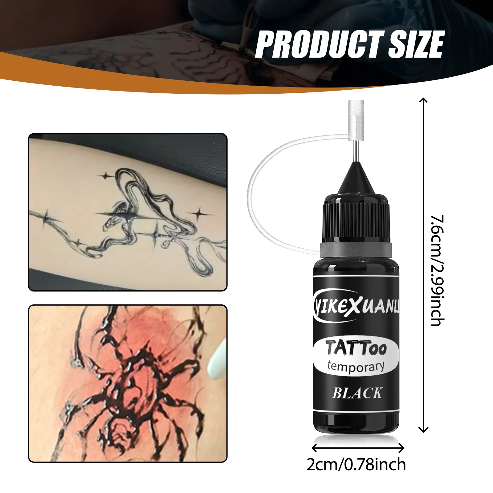 A Set Comprising 7 Colours of Temporary Tattoo Paste and 24 Tattoo Sticker Templates Ideal for Parties and Get Togethers.