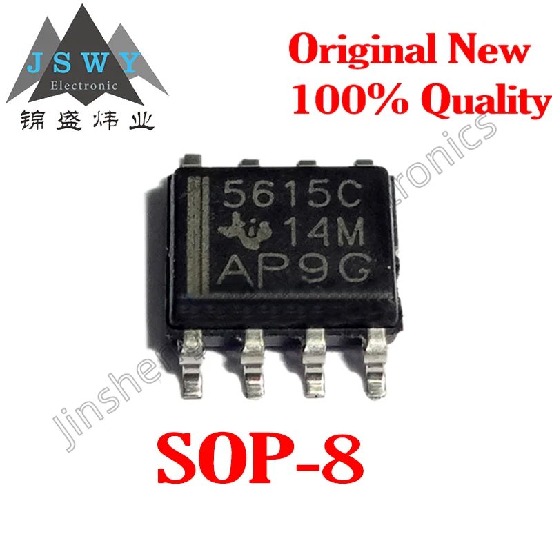 (3 pieces) TLC5615CDR TLC5615C 5615C 100% brand new imported original SMD SOP8 digital-to-analog converter IC free shipping