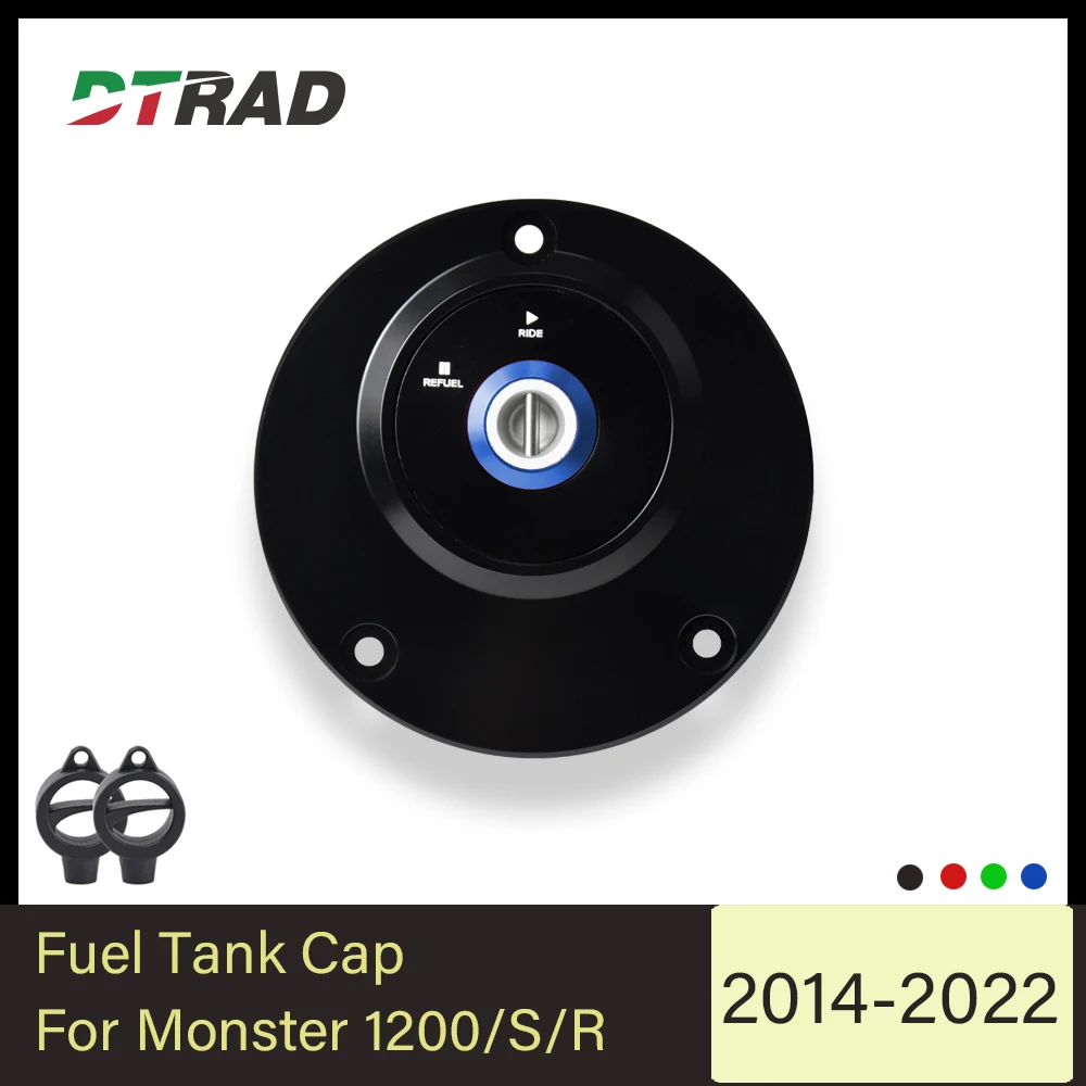 

Racing Fuel Tank Cap with Key For Ducati Monster 1200/S/R 2014-2020 Airbox Oil Cover CNC Motorcycle Accessories