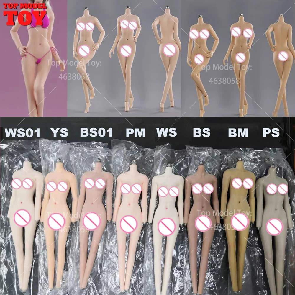 JIAOU DOLL JO-Q05B 1/6 Scale Super Flexible Female Seamless Body Suntan/Pale/Tan Skin Small Bust 12" Soldier Action Figure Dolls