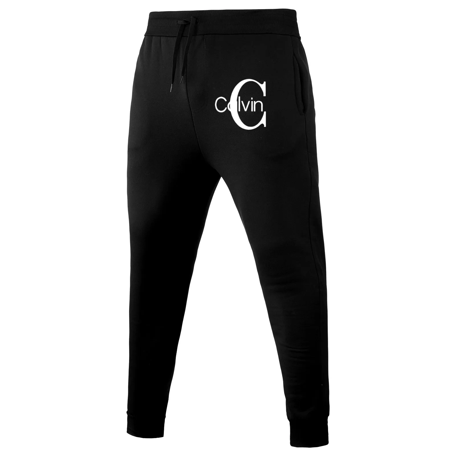 

Men's Casual Sweatpants Fleece Sports Pants Unisex Fashion Solid Loose Trousers Streetwear Autumn Winter Jogging Fitness Pants
