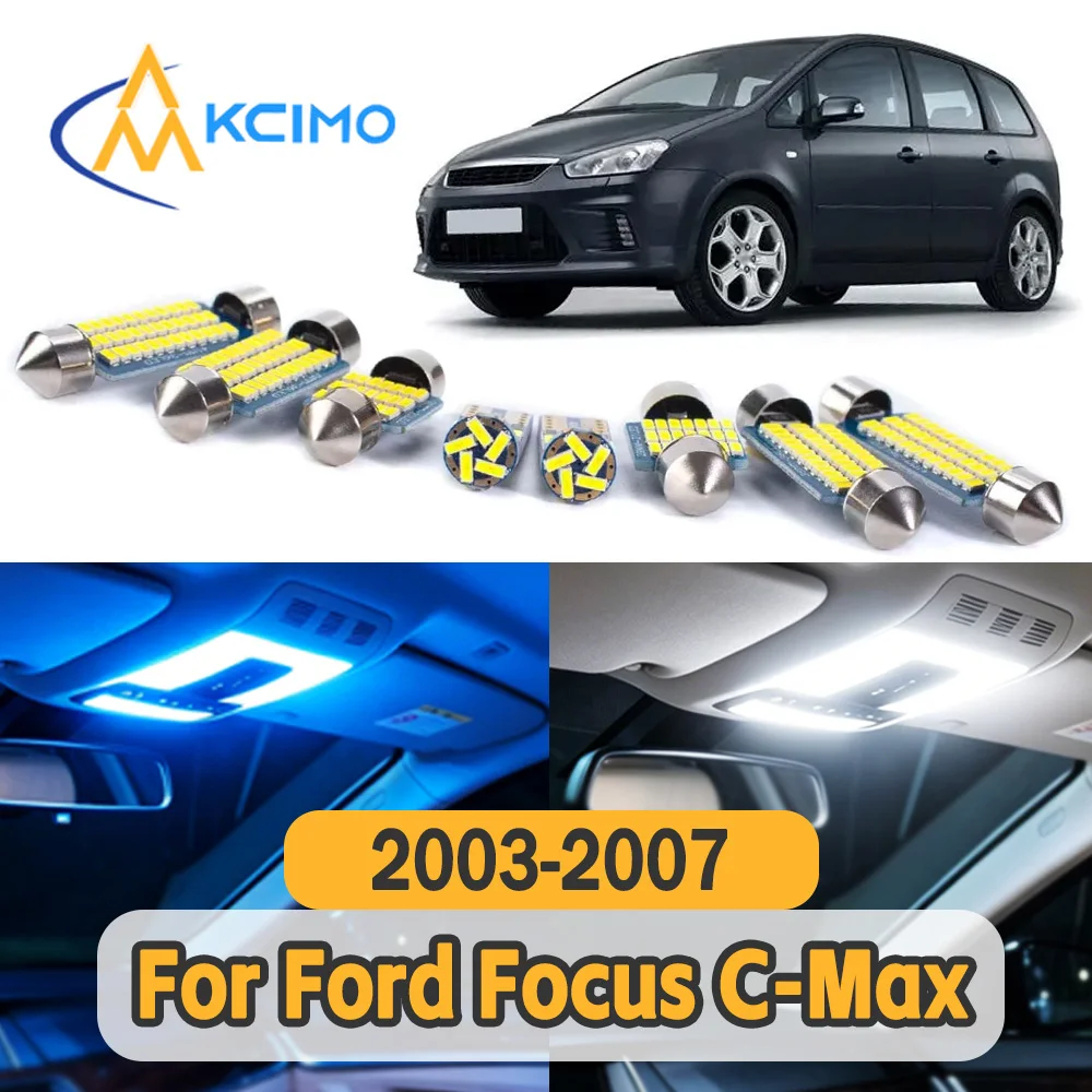 

Long Service Life Car Indoor Lamp Bulbs Stable Illumination Power Saving LED Light Replacement for Ford Focus C-Max 2003-2007