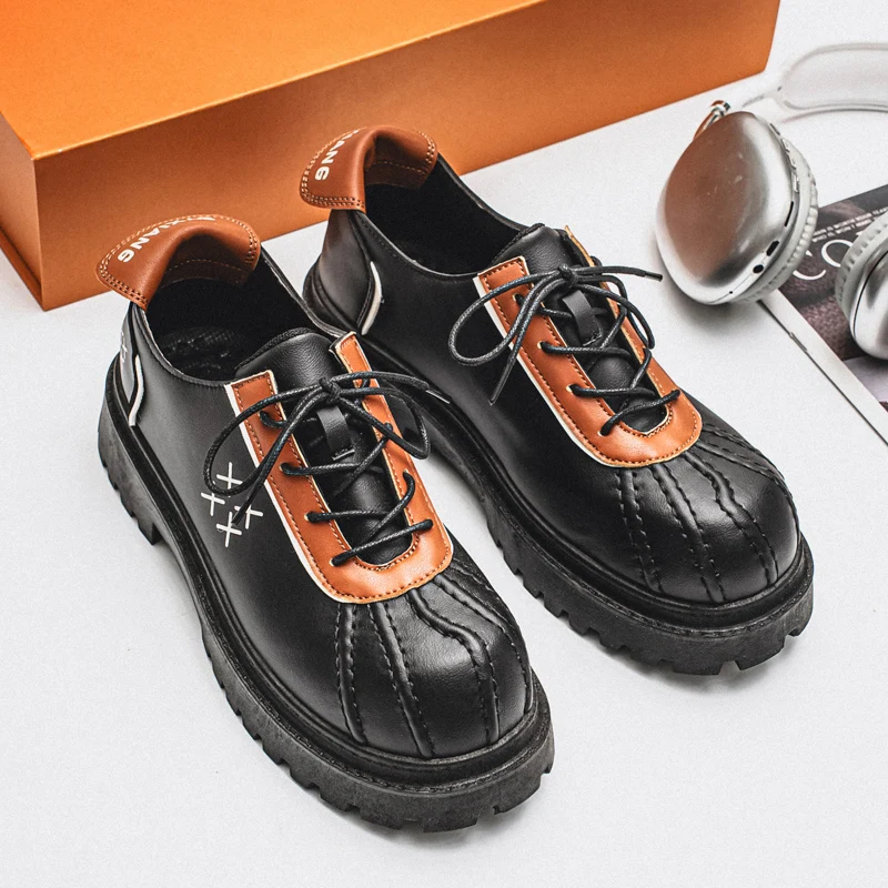 Winter Fashion Trend Essential for Outdoor Thick Soled High Rise Low Cut Casual Sports Shoe Anti Slip Sole Super Cool Men's Shoe