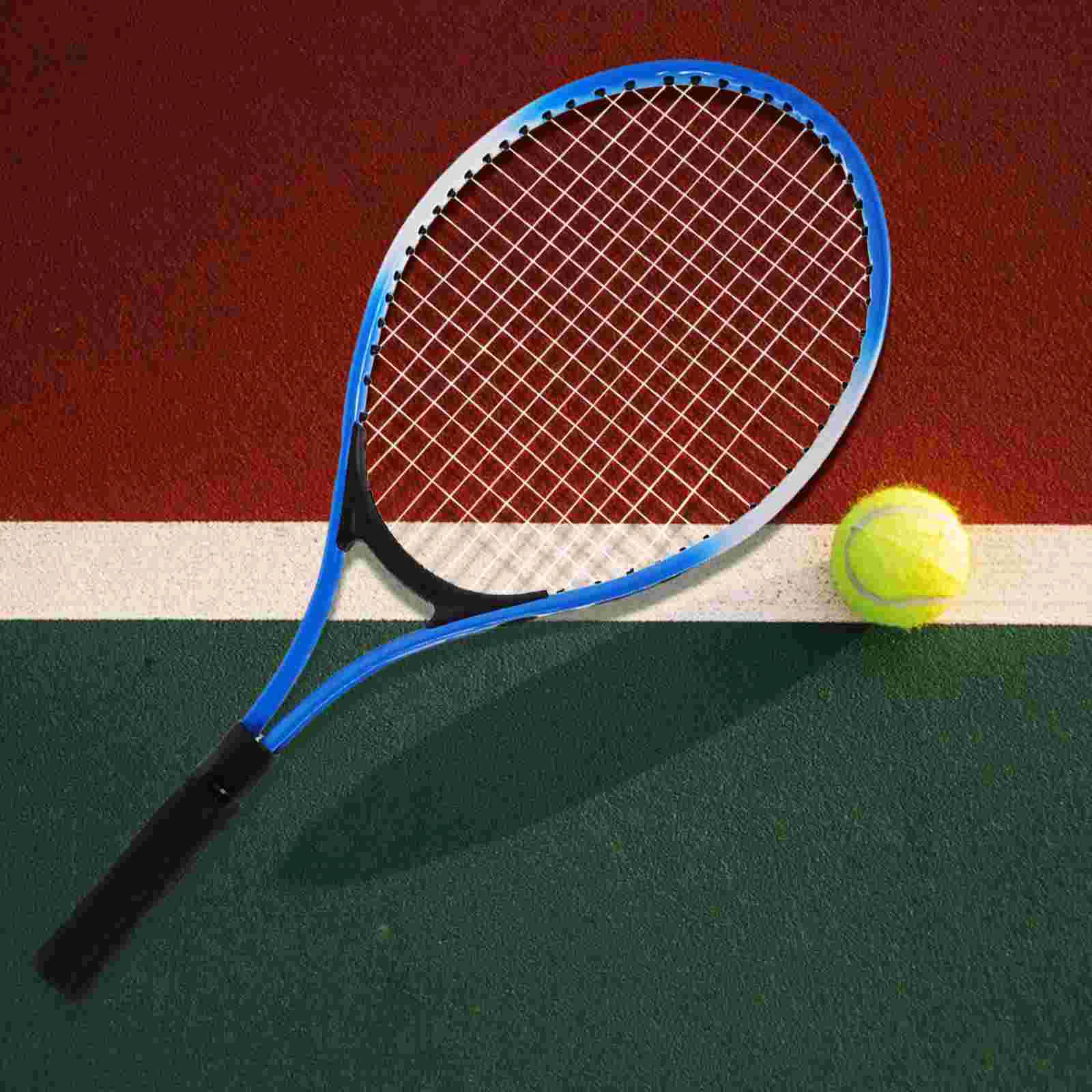 Tennis Trainer Training Device Rackets Badminton Balls Practice Kids Aluminum Alloy Rebound Racquet