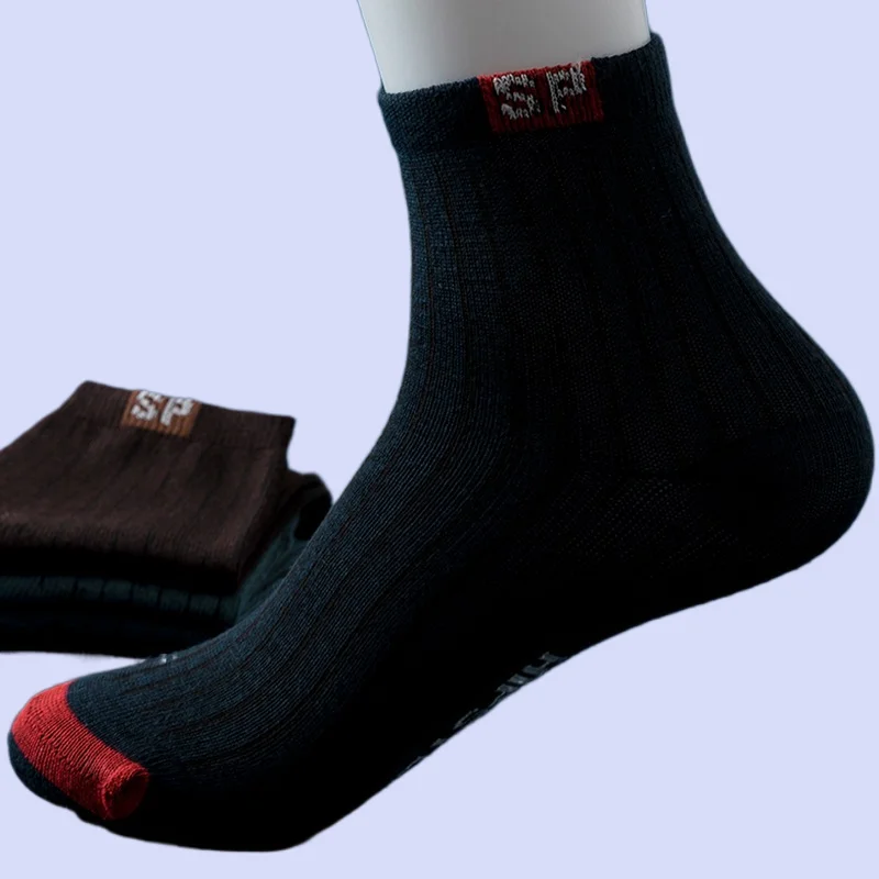 Chaussettes respirantes à tube moyen pour hommes, longues, confortables, décontractées, absorbant la transpiration, sport, affaires, 5/10 paires