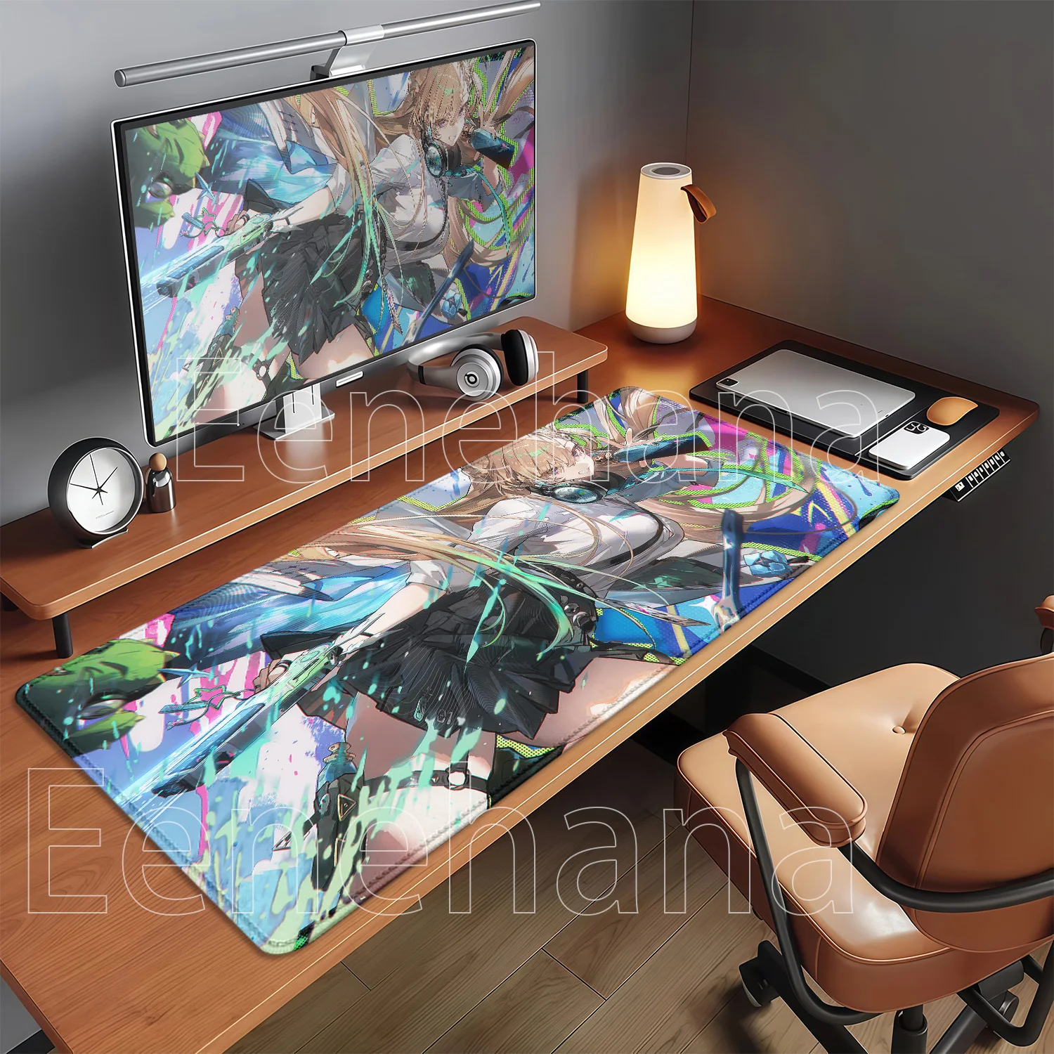 WuWa Lynae Wuthering Waves Mouse Pad Gaming Carpet PC Office Non-slip Base Desk Mat Rubber HD Printing Overlock ESports Mousepad