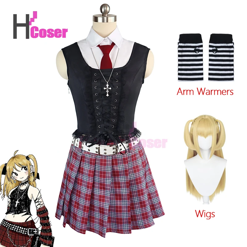 costume-complet-de-cosplay-misa-amane-death-note-robe-lolita-gothique-perruque-blonde-collier-croix-style-y2k-anime-halloween-deguisement-jirai-kei