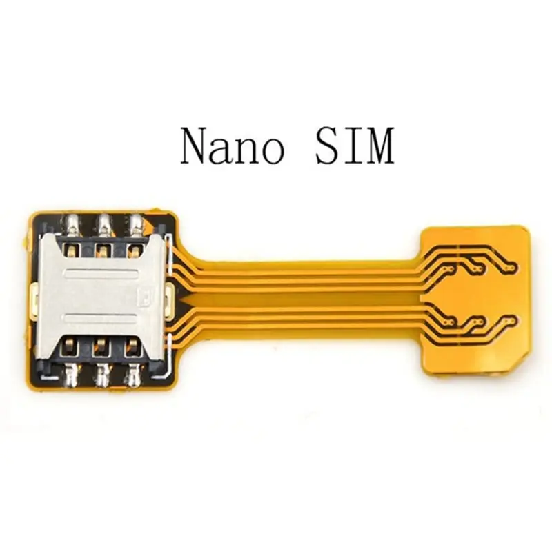 24-Hour Delivery Extension Adapter SIM Extender Card Reader Micro SD Hybrid Double Dual-SIM Card Nano Sim 2 In 1 For Cell Phone