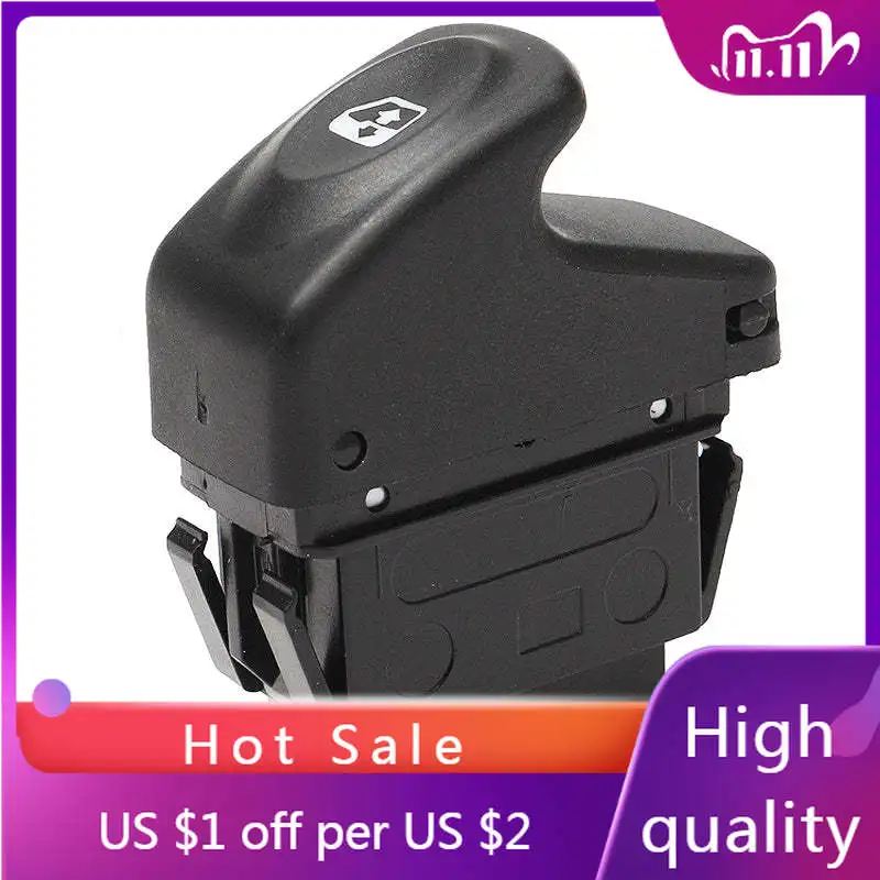 

Power Windows Switch For RENAULT KANGOO CLIO II 1997 1998 1999 2000 2001 2002 2003 2004 2005 2006 2007 2008 7700838100