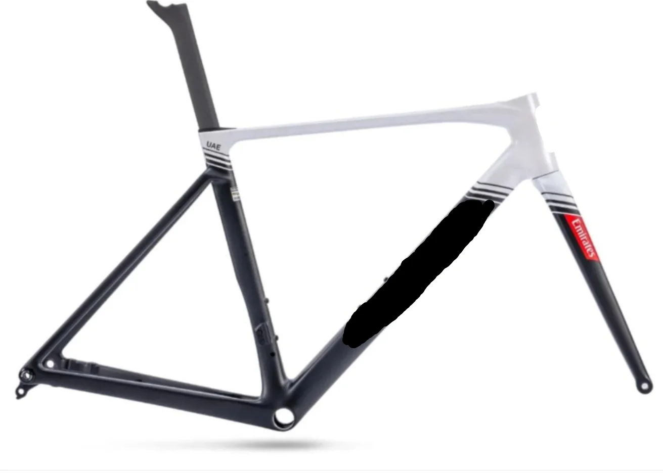 

Supper light weight full carbon bike frame ud matt+glossy UAE bicycle carbon frame T47 thread V5RS bike carbon frame 420-530mm