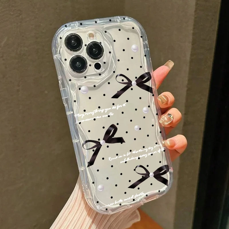 

INS Black Butterfly Soft Phone Case For Honor 400 Pro 200 Lite X9C X9B X8 X8B X8C X7A X7B X6 X6B X5 X5B Magic 7 Shockproof Cover