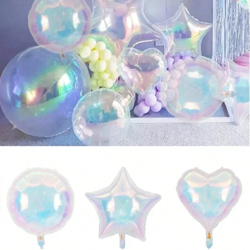 

Gradient Clear Butterfly Foil Balloon Birthday Party Decorations for Anniversaries Wall and Outdoor Garland Decorating Supplies