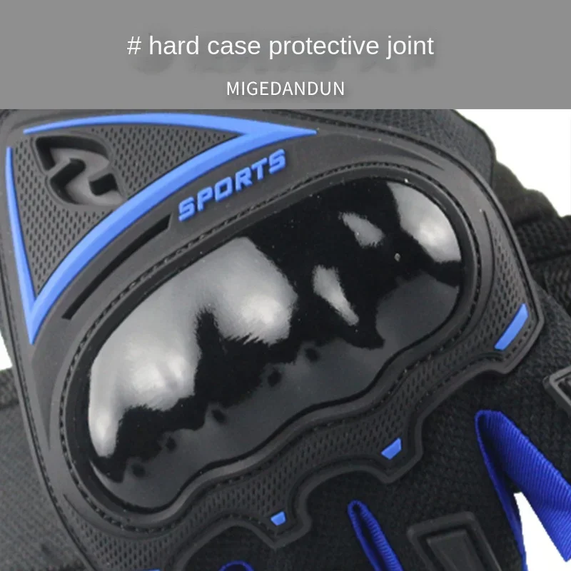 Cross Border Riding Gloves Motorcycle Men's Summer Half Finger Racing Rider Motorcycle Carbon Fiber Protective Gloves