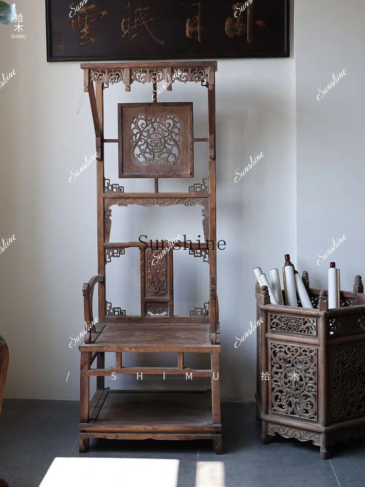 

Champion chair chair solid wood Chinese antique old Ming and Qing classical FT