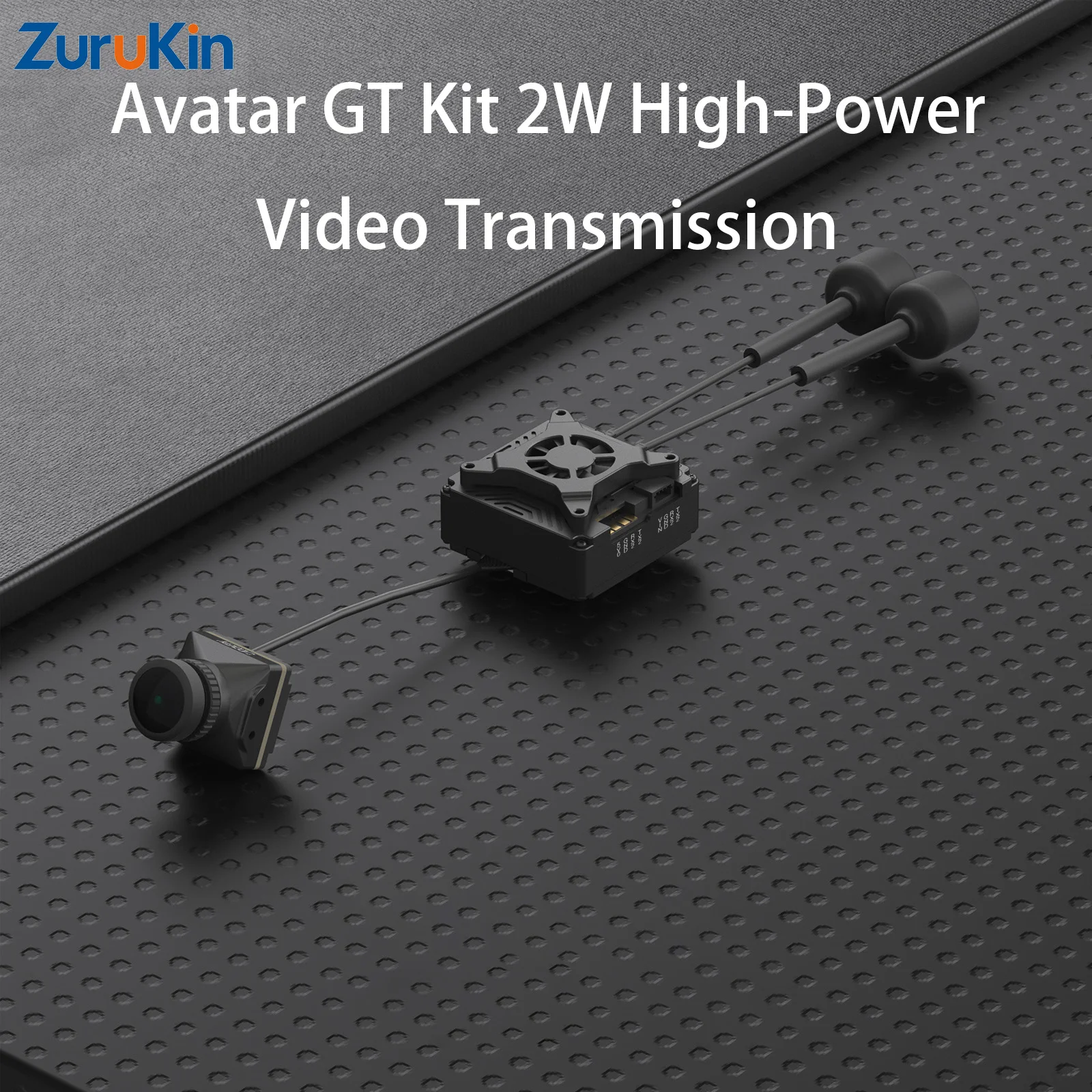 Walksnail Avatar GT Kit 2W High-Power Digital FPV System 1080P 100fps 5.8GHz VTX with Camera for RC Long Range Racing Drone