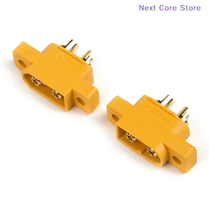 [NC]5Pcs AMASS XT60E-M Mountable XT60 Male Plug For RC Drone FPV Racing Fixed Board[NC]