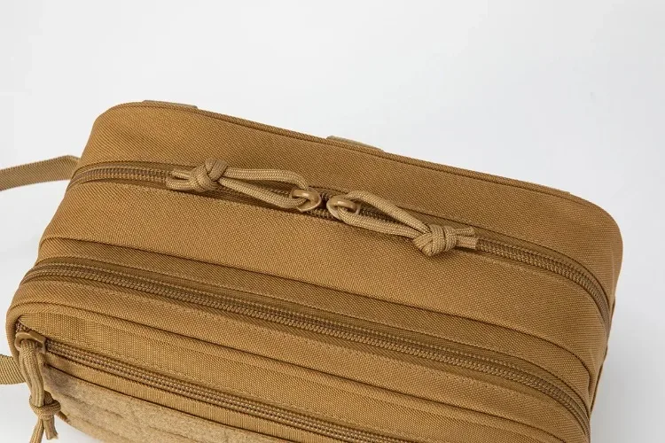 Reise-Duschhygiene-Tasche zum Aufhängen, Dopp Kit, Taktische Rasier-Tasche für Herren und Damen, Mini Molle Anhänge-Werkzeugtasche, Outdoor Toilettenartikel Aufbewahrungstasche – Detail 6