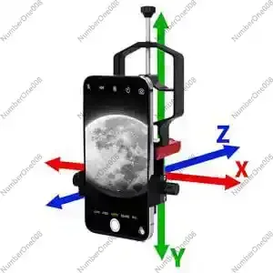 

T23C Universal Digiscoping Adapter Phone To Telescope 3-Axis Holder Mount For Binocular Monocular Microscope Phone Camera