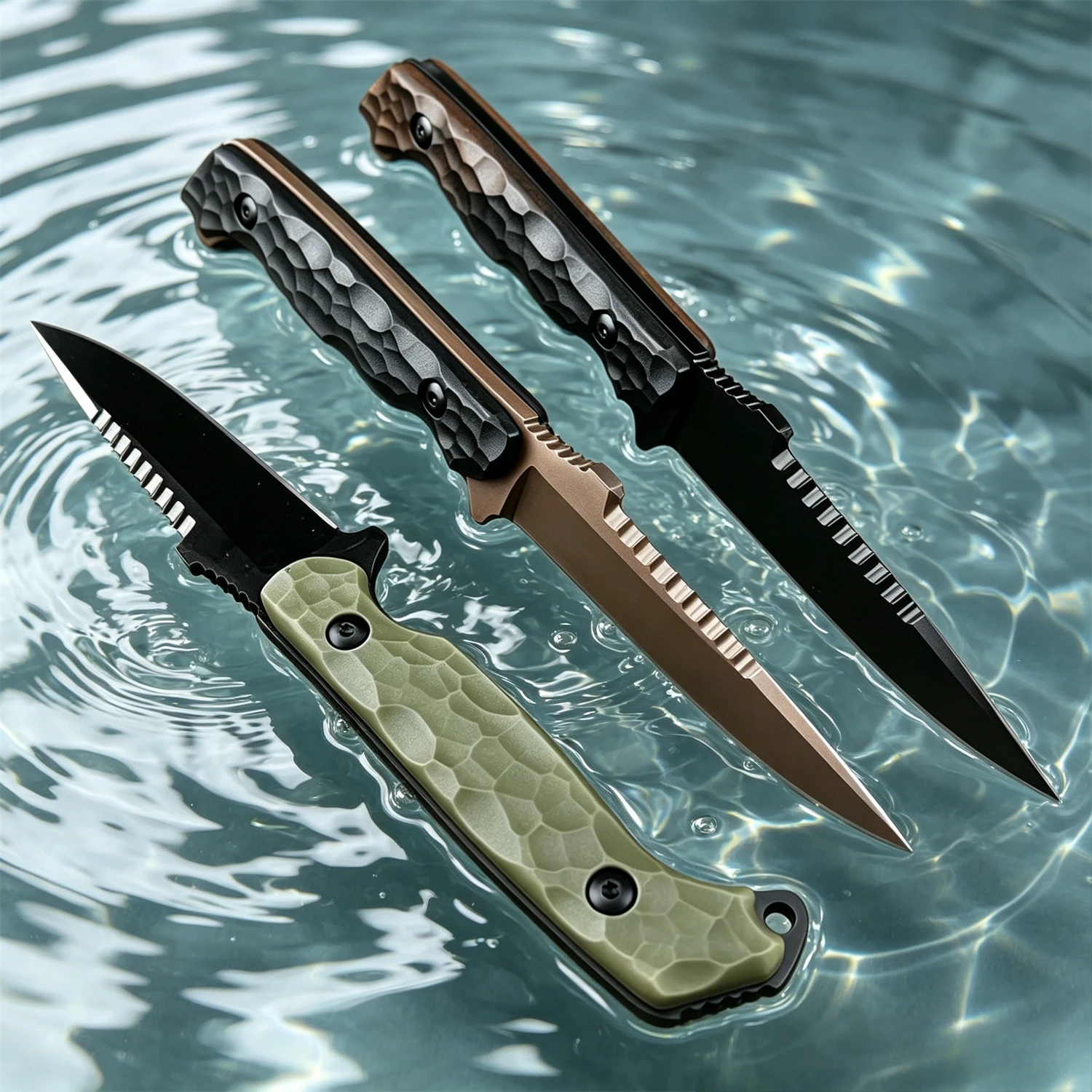 Premium Field Fixed Blade Knife 7Cr13MoV Steel Blade Tough Nylon Fiber Handle Compact Portable Tool for Camping Hiking Picnic