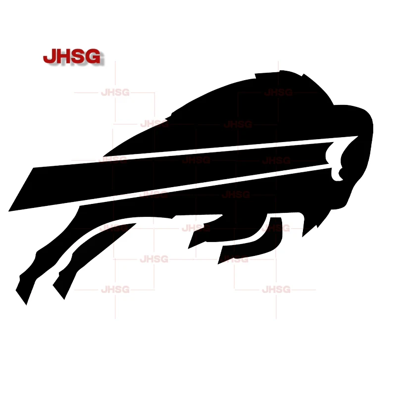 

Bills Football Team Reflective Vinyl Stickers Car Windows Mafia Automotive Decoration Accessories Die Cutting Stickers