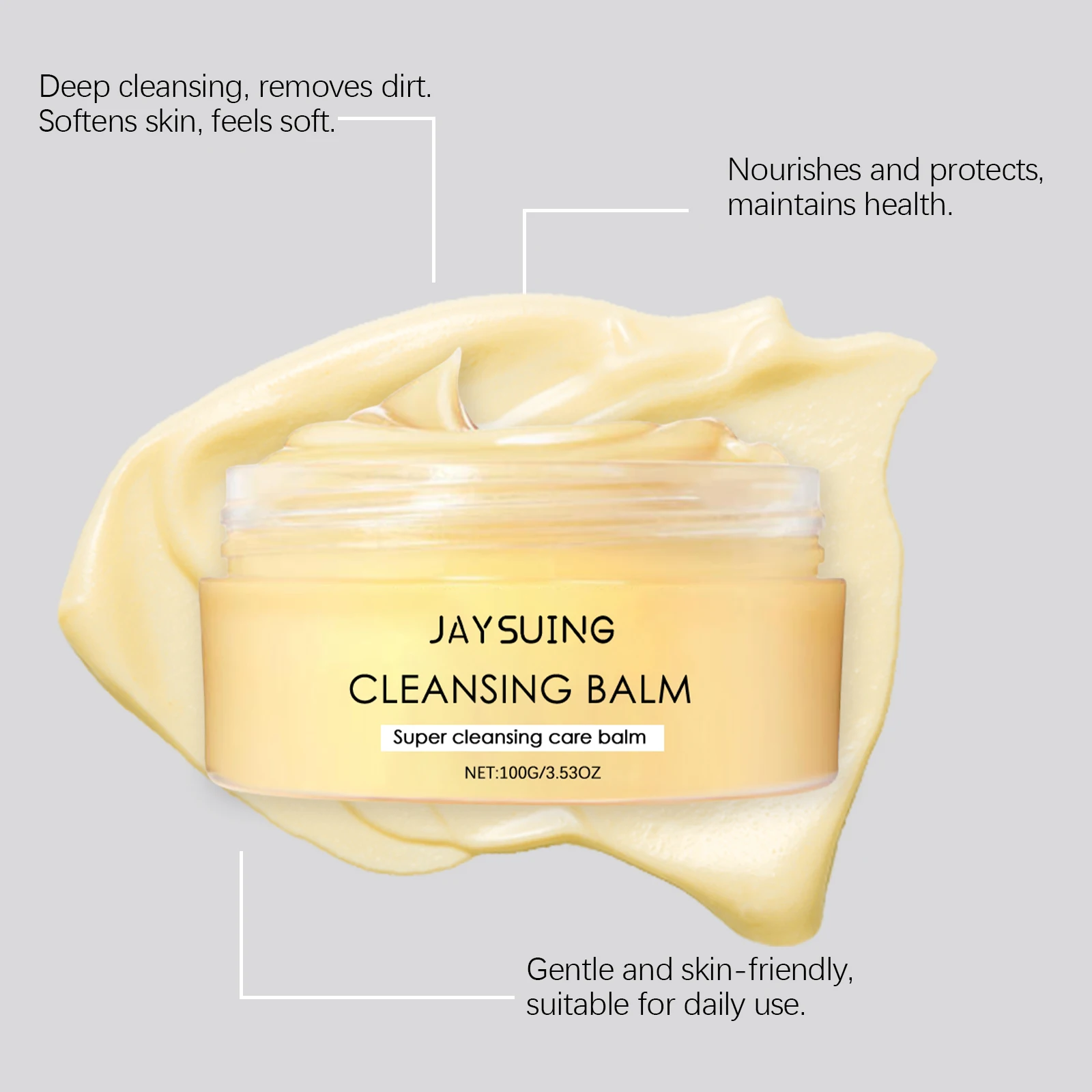 Balsamo detergente - Balsamo per la cura super detergente per la rimozione del trucco e la pulizia profonda dei pori - 100 g/3,5 OZ - Delicato per tutti i tipi di pelle