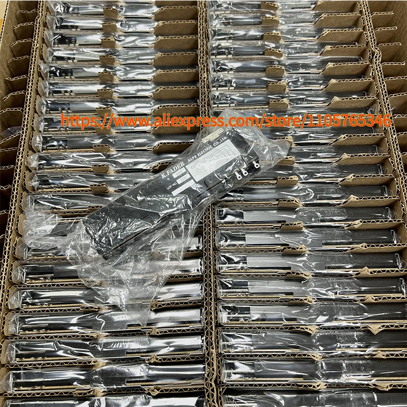 1個-100-純正日本製alps-kfader-132mmストレートスライドスライダー-miles-xl-ミキシングコンソール用シングルリンクポテンショメーター-10kb