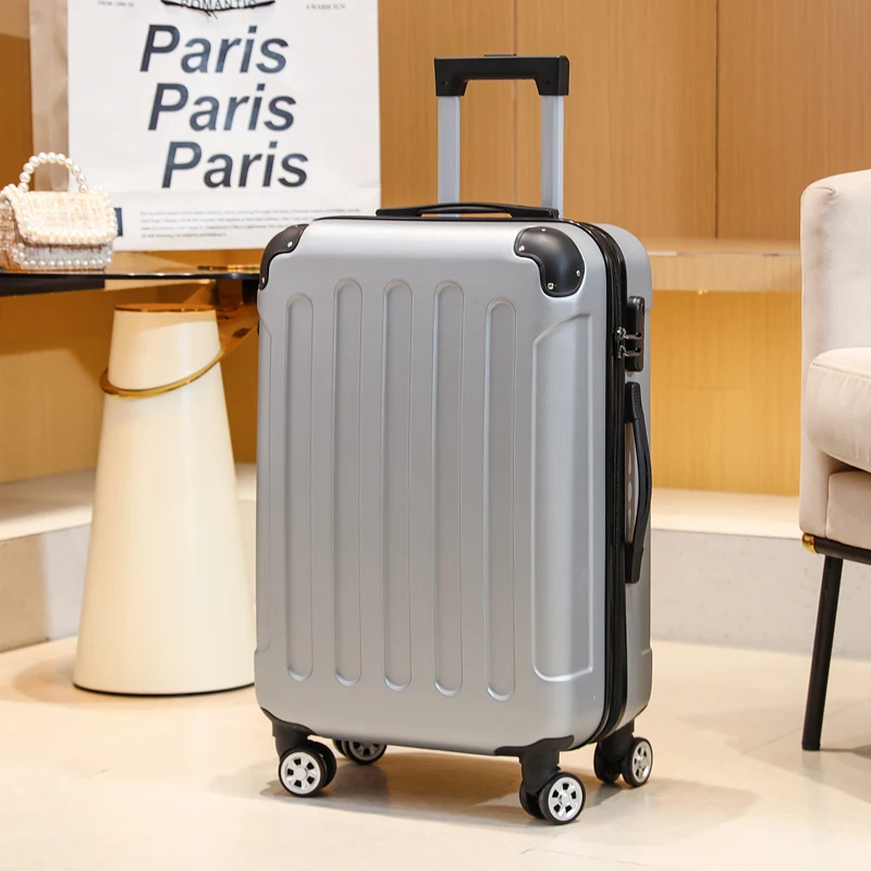 20/24/28 pouces coque rigide Durable 360 roues tournantes multifonctionnelles grande capacité valise de voyage légère avec ABS