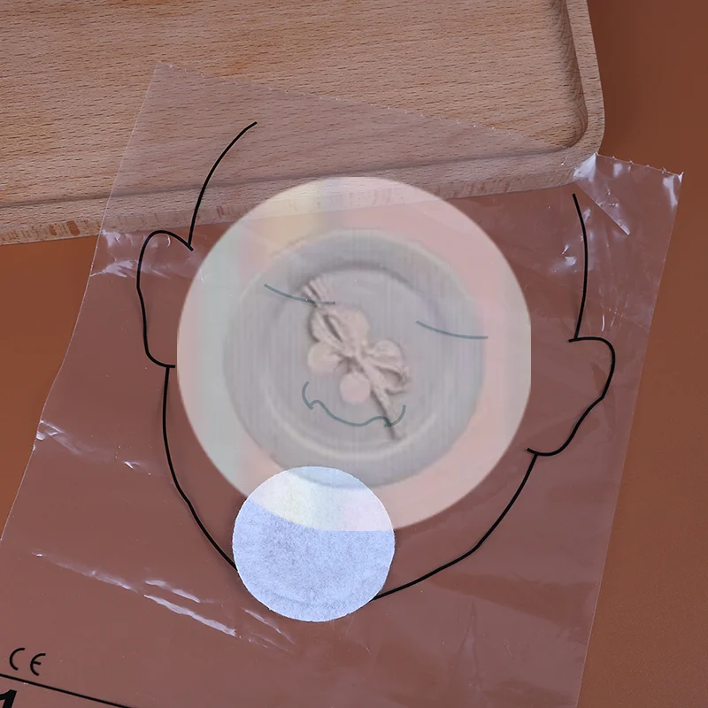 {HE}36pcs/roll CPR Face Shield Transparent CPR Mask Disposable Imprinted