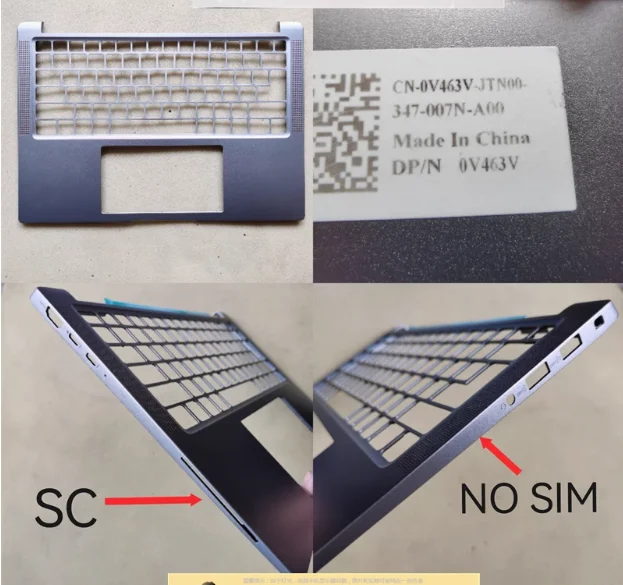 

Новый верхний чехол для ноутбука Dell Latitude 7440 E7440 2in1 P174G P174G001 с упором для рук SC no SIM 0V463V