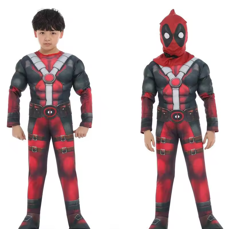 Child Movie Luxury Mask Jumpsuit Wolverine Cosplay Costume Halloween Christmas Kids New Year Costume Superhero Fantasy props - Image 7
