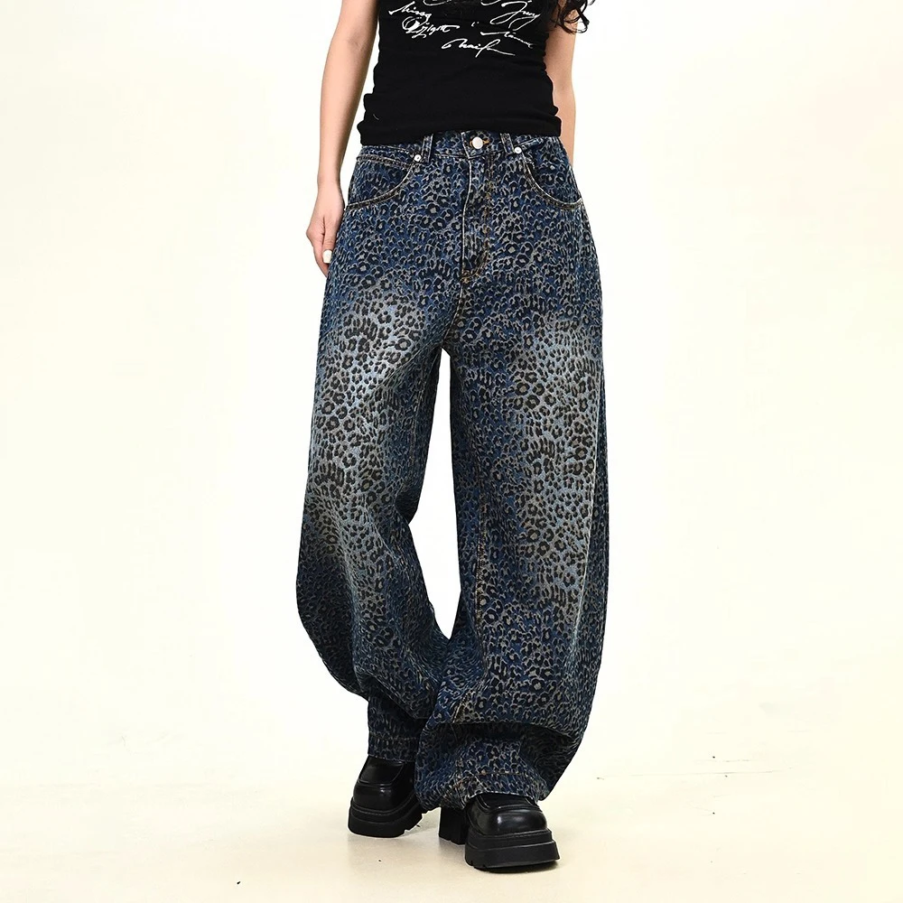 

Men's Straight Jeans American Vintage Fashion Trend High Street Hip Hop Loose Casual Breathable Niche Summer New Men's Bottoms