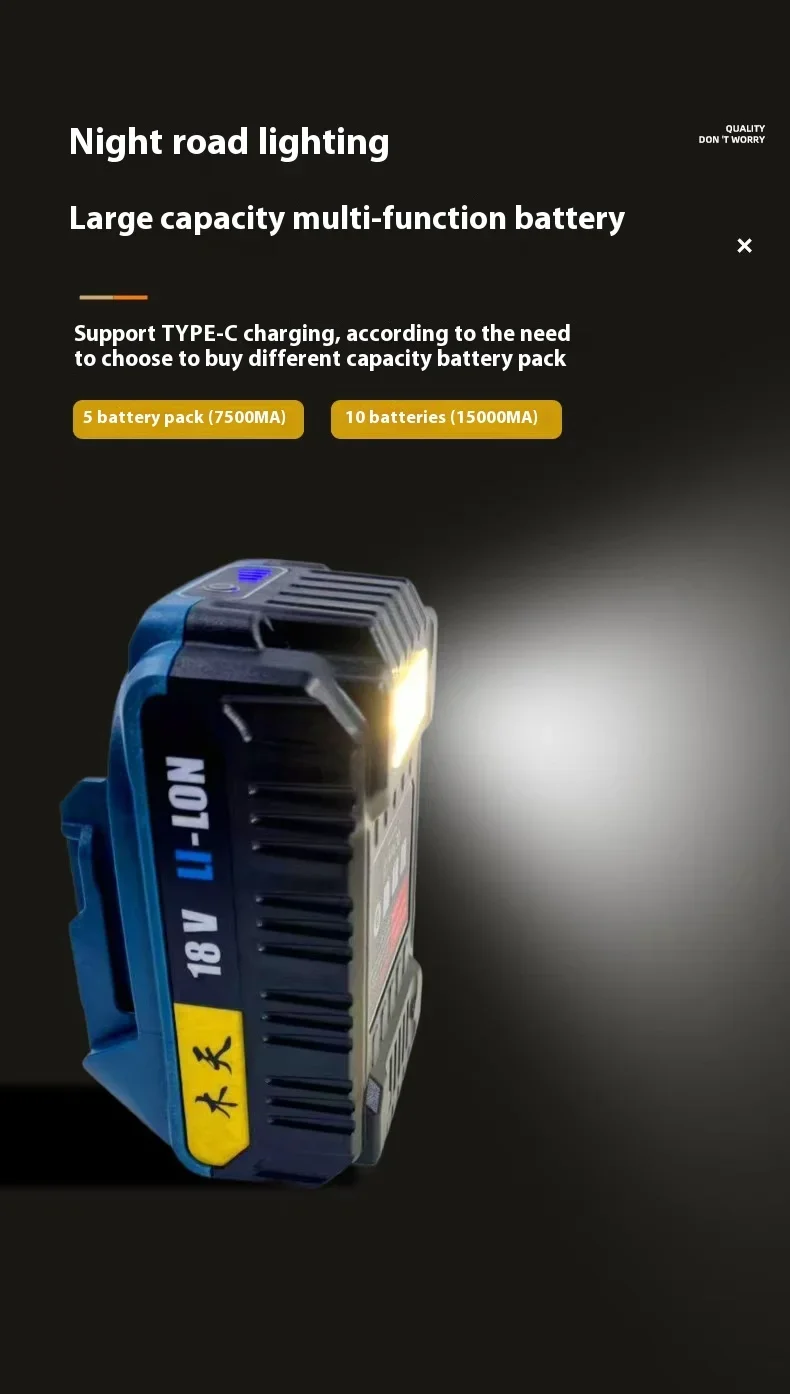 مروحة توربو عنيفة محمولة باليد عالية الطاقة بدون فرش عالية السرعة مثبتة على السيارة وكبيرة جدًا في الهواء الطلق