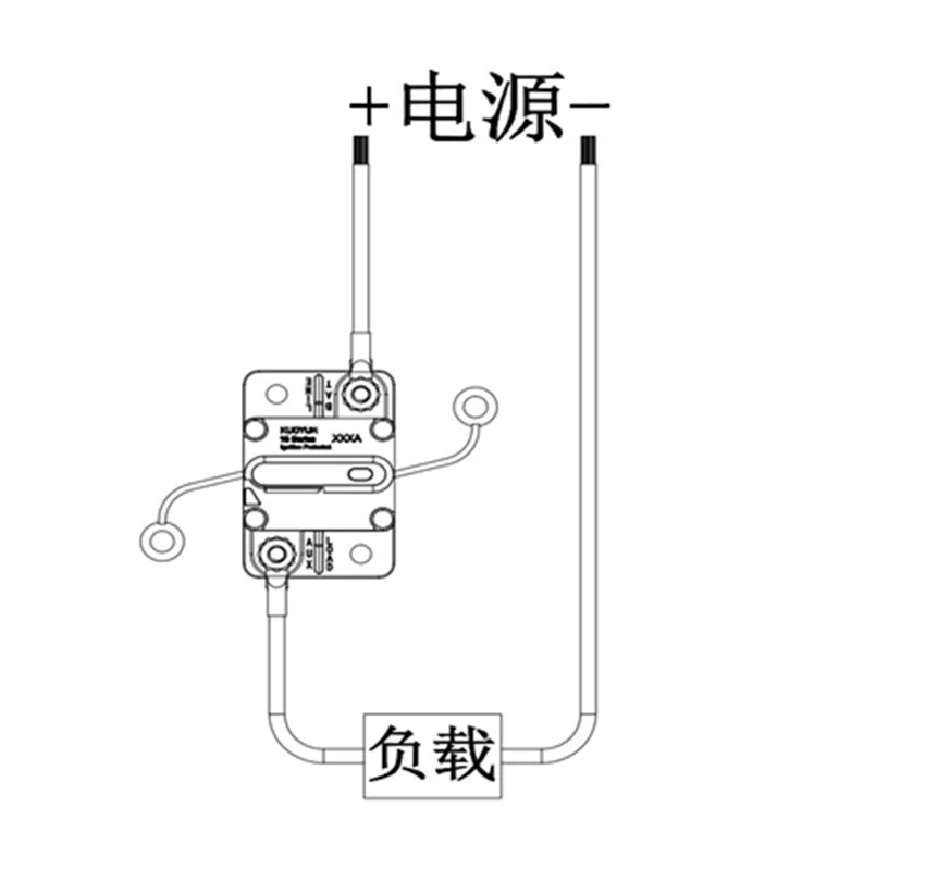 Original overload protector 30-250A sound system, car, ship, yacht reset, high current circuit breaker 16