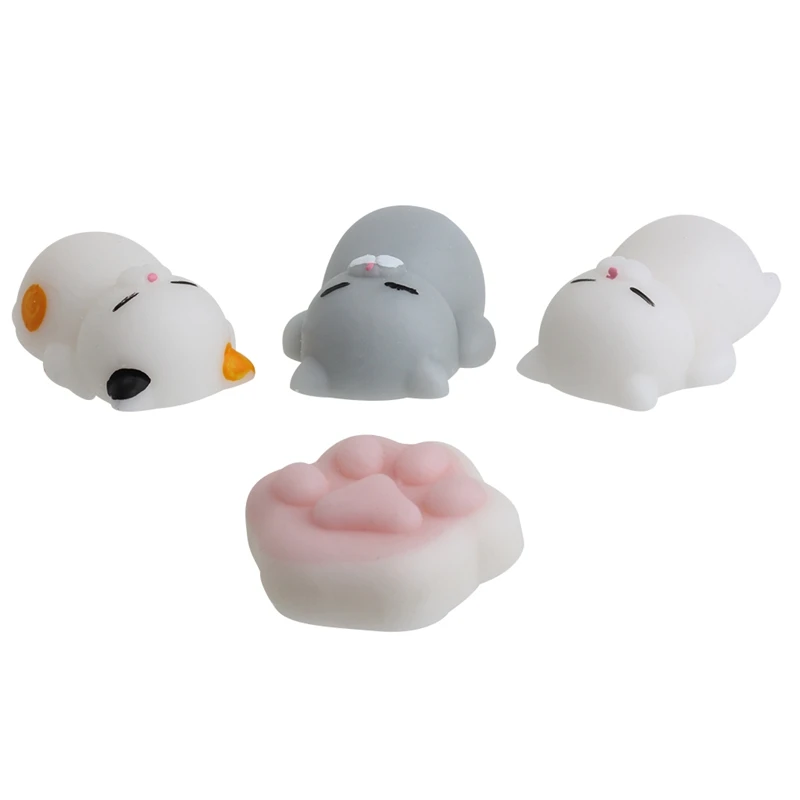 für Katze Tier Squeeze Heilung Spielzeug Sammlung Stress Reliever Soft Silico