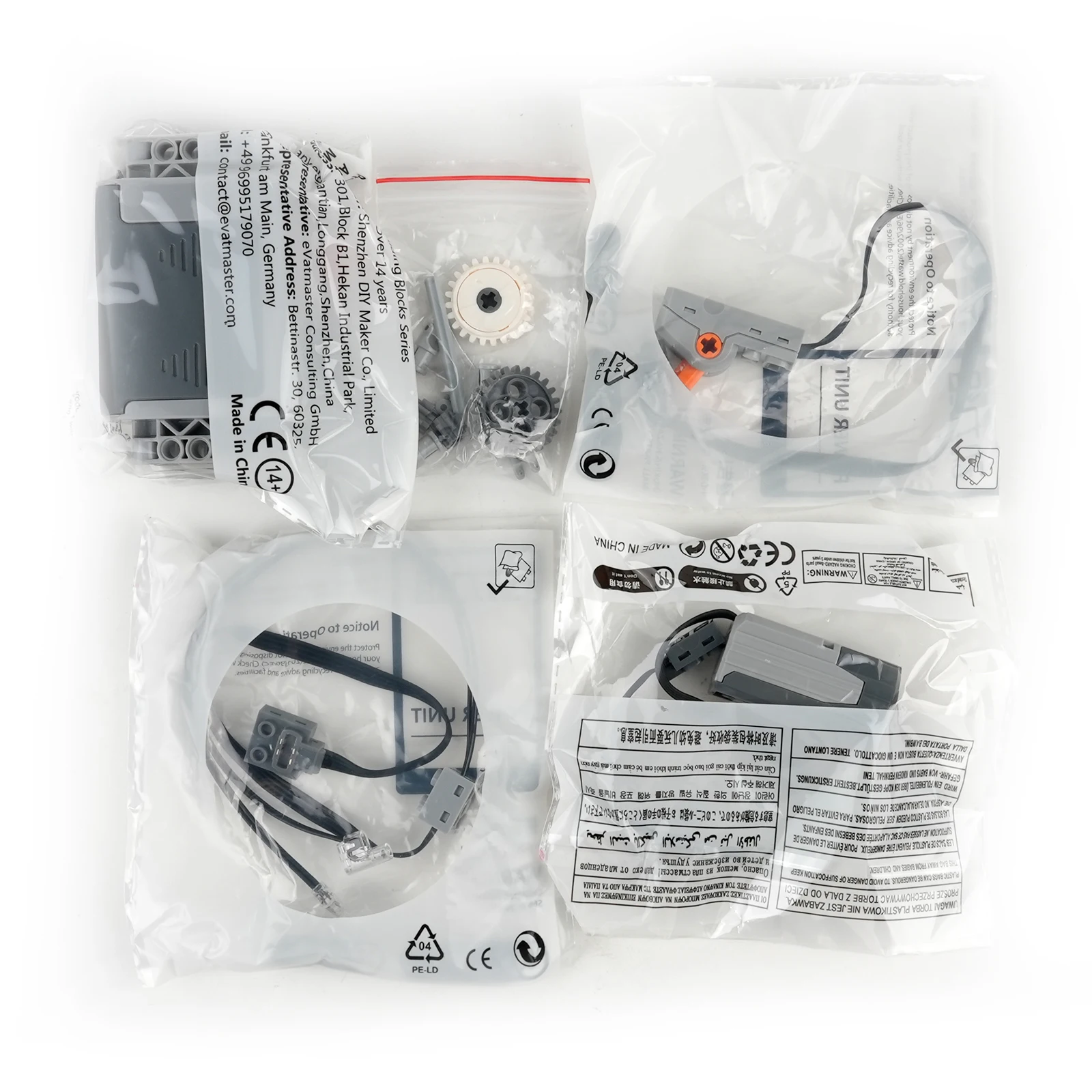 Juego de funciones de potencia del Motor M 8293 bloques de construcción técnicos engranajes/interruptores/conector de eje ladrillos MOC piezas de bricolaje modelo piezas de juguetes