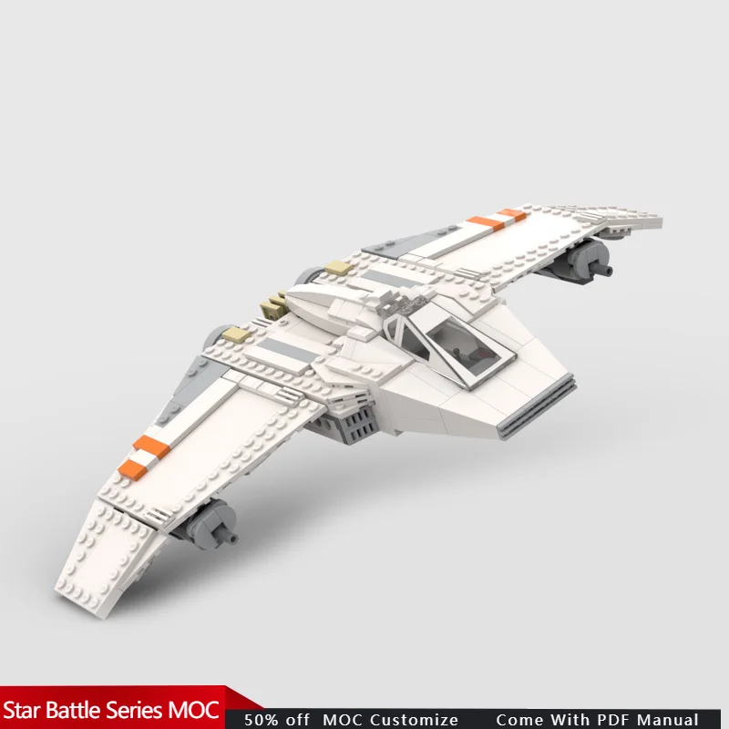 519 шт. Star Scuffle V-Wing Airspeeder MOC индивидуальный модульный строительный блок кирпич образовательный простой DIY мальчики праздничные игрушки подарки