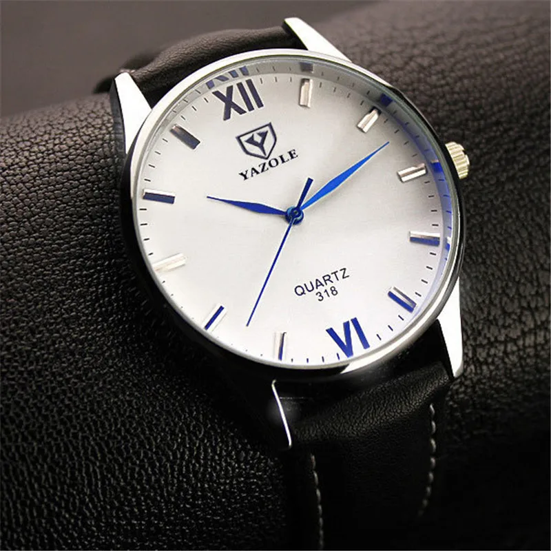 YAZOLE Watch Men 2022 Top Brand Quartz Watches Male Sport Waterproof Wristwatch Clock Leather Strap Orologio uomo montre homme