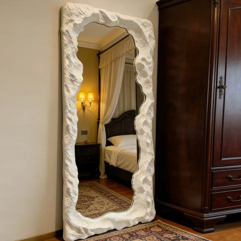 full-body cloakroom irregular full-length  ins special-shaped floor  clothing store fitting